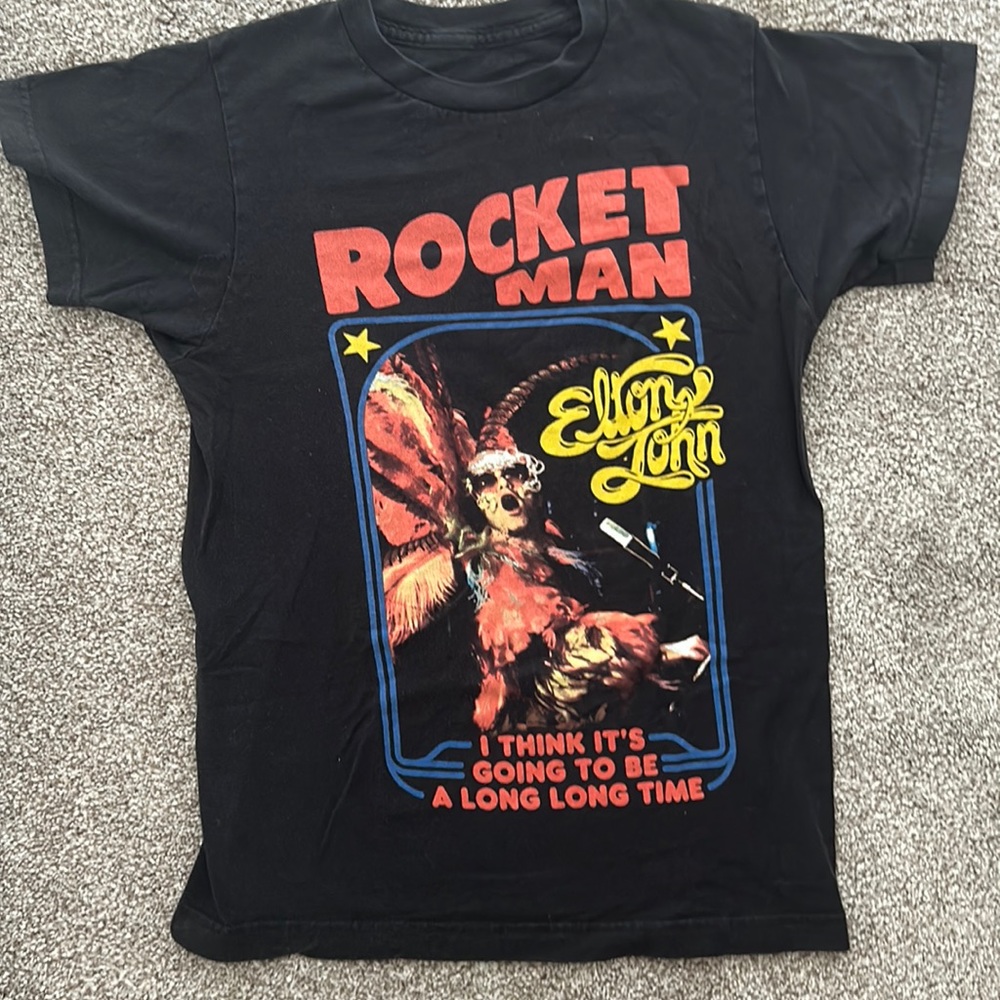 Elton John Rocket Man Graphic Tee